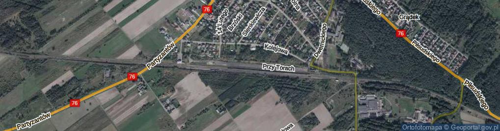 Zdjęcie satelitarne Przy Torach ul.